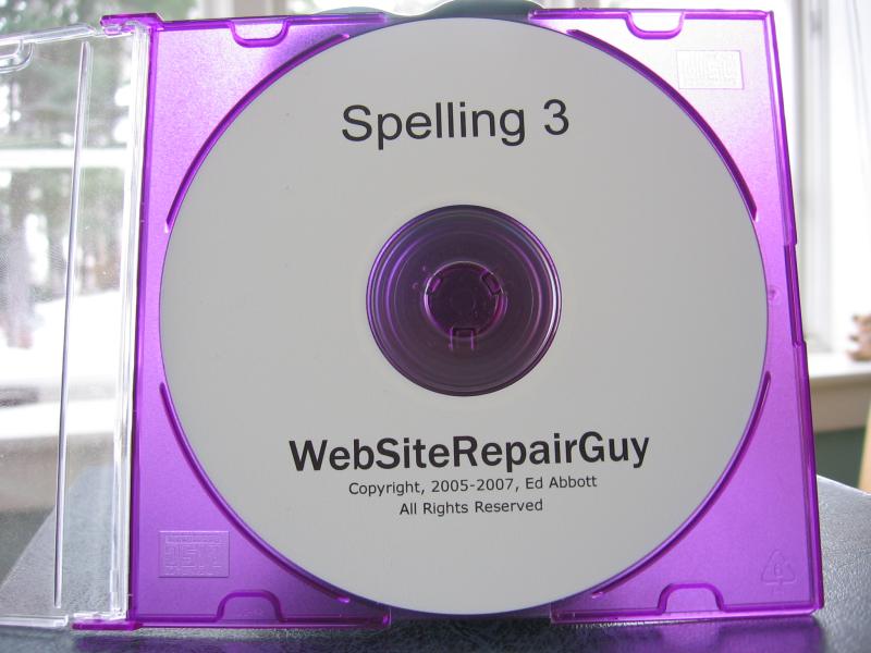 Spelling 3 audio learning CD